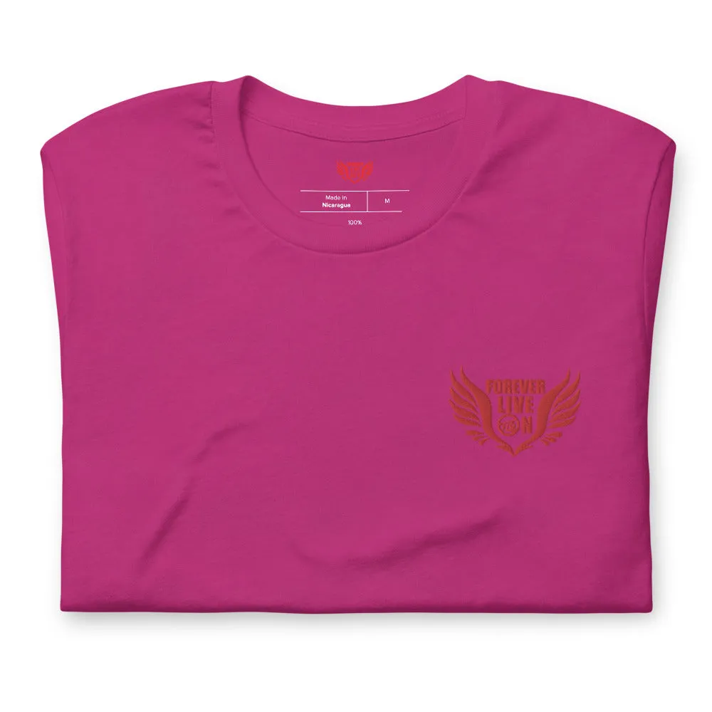 FLO Wings Embroidered T-shirt (Red Edition)