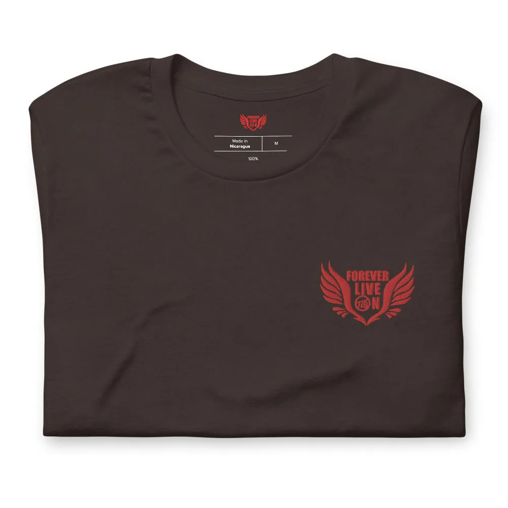 FLO Wings Embroidered T-shirt (Red Edition)