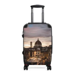 Florence Travel Suitcase featuring an artistic cityscape design
