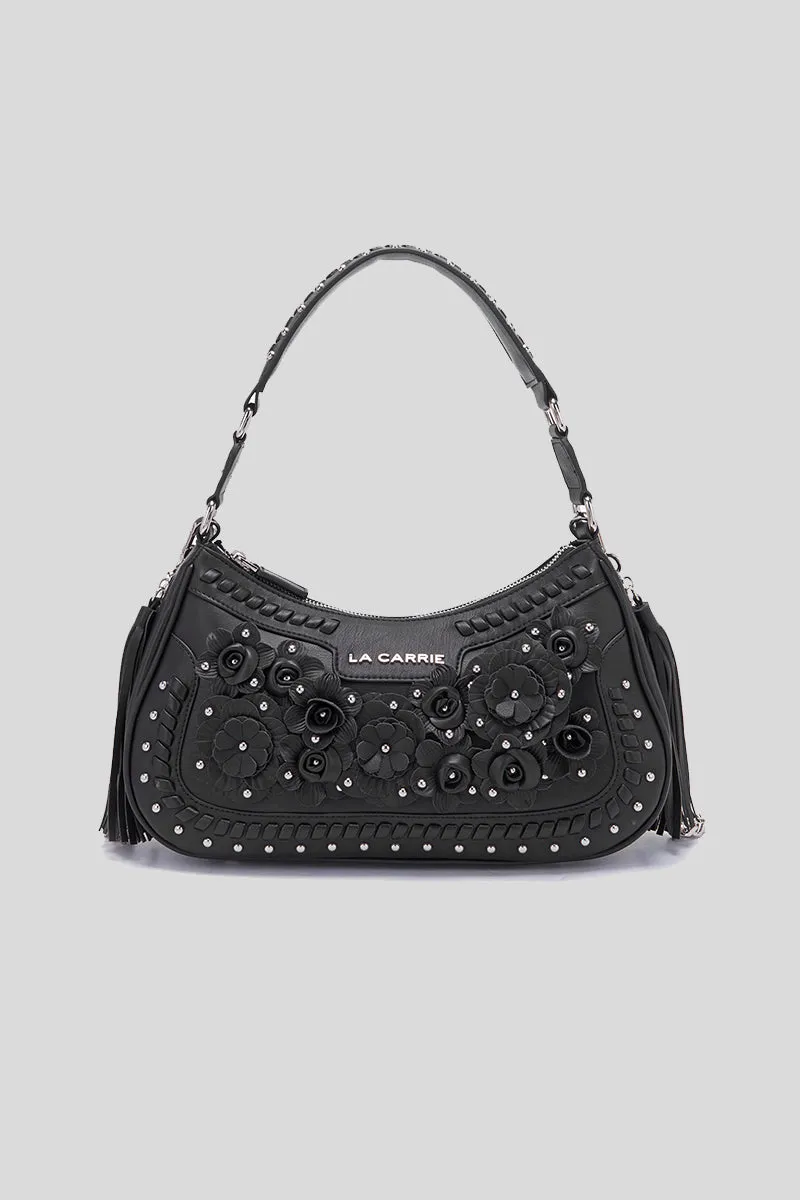 Flowers Emy Shoulder Bag Synthetic - Black