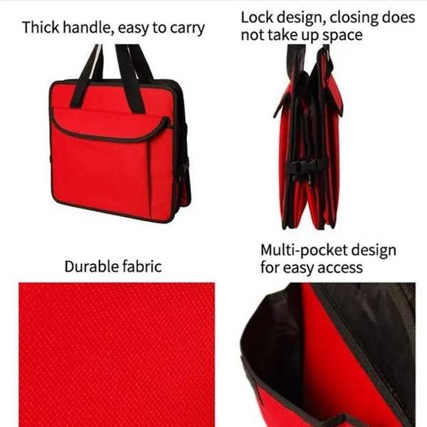 Foldable Car Trunk Organizer Bag Car Truck Van SUV Storage Basket