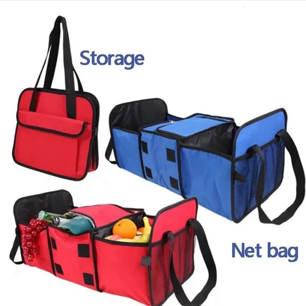 Foldable Car Trunk Organizer Bag Car Truck Van SUV Storage Basket