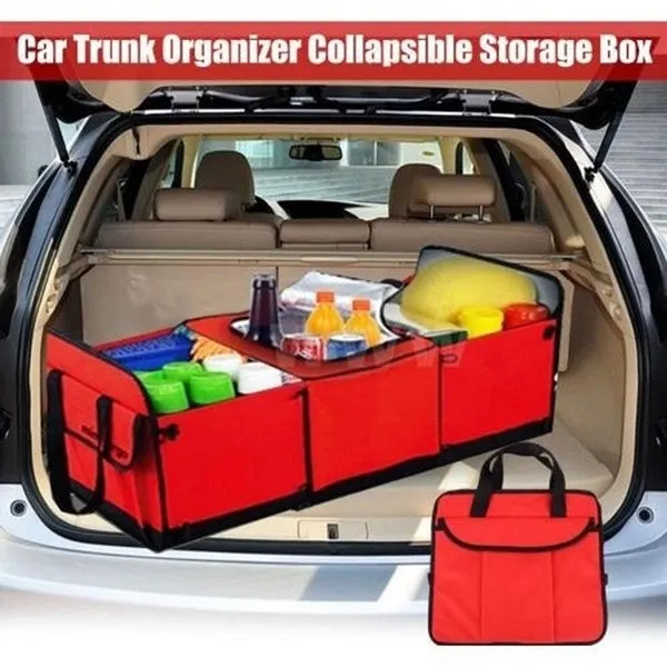 Foldable Car Trunk Organizer Bag Car Truck Van SUV Storage Basket
