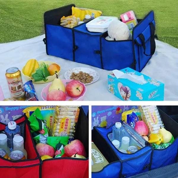 Foldable Car Trunk Organizer Bag Car Truck Van SUV Storage Basket