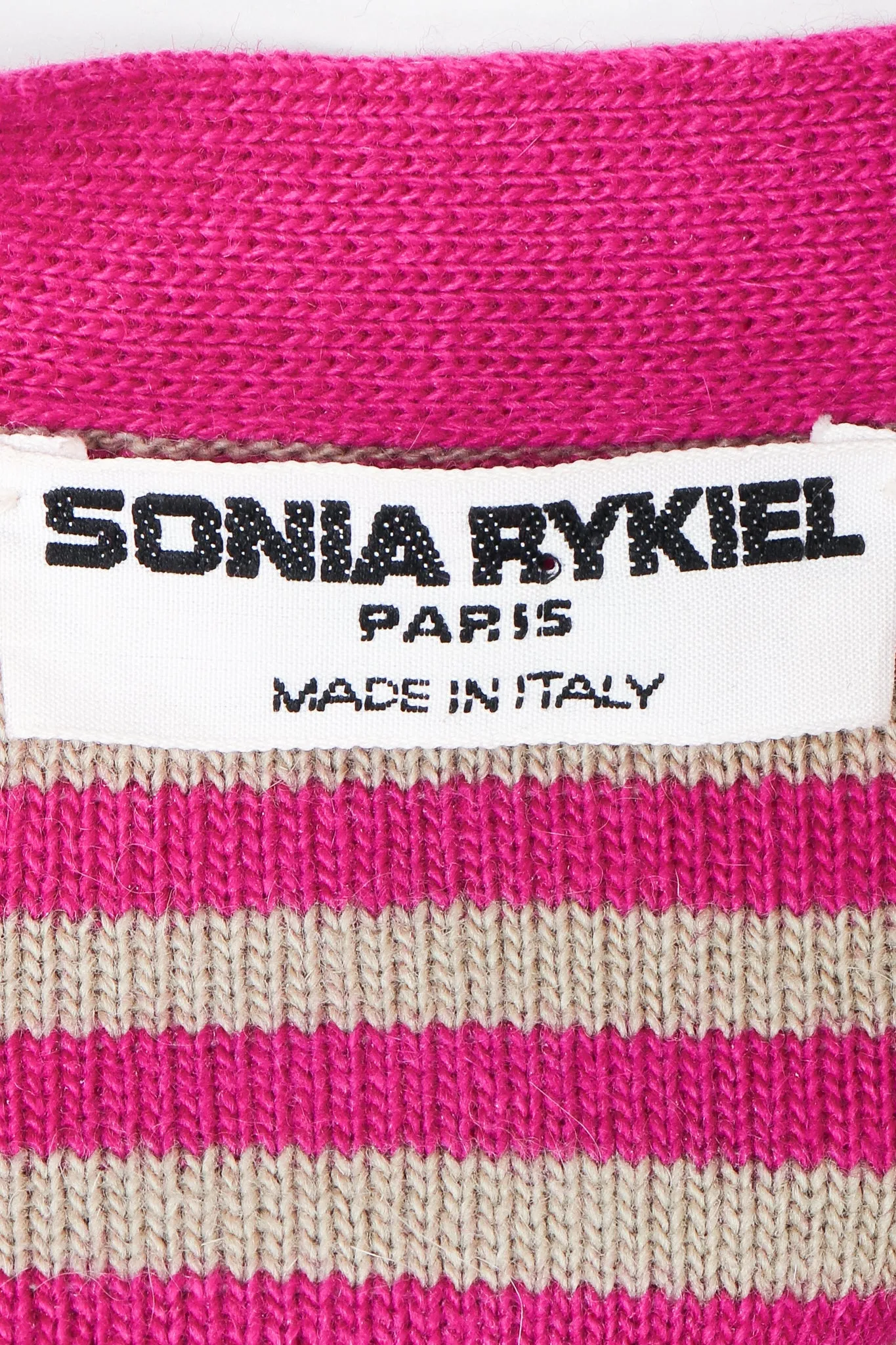 Fuchsia Stripe Boyfriend Cardigan