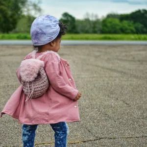 Fur bitty backpack