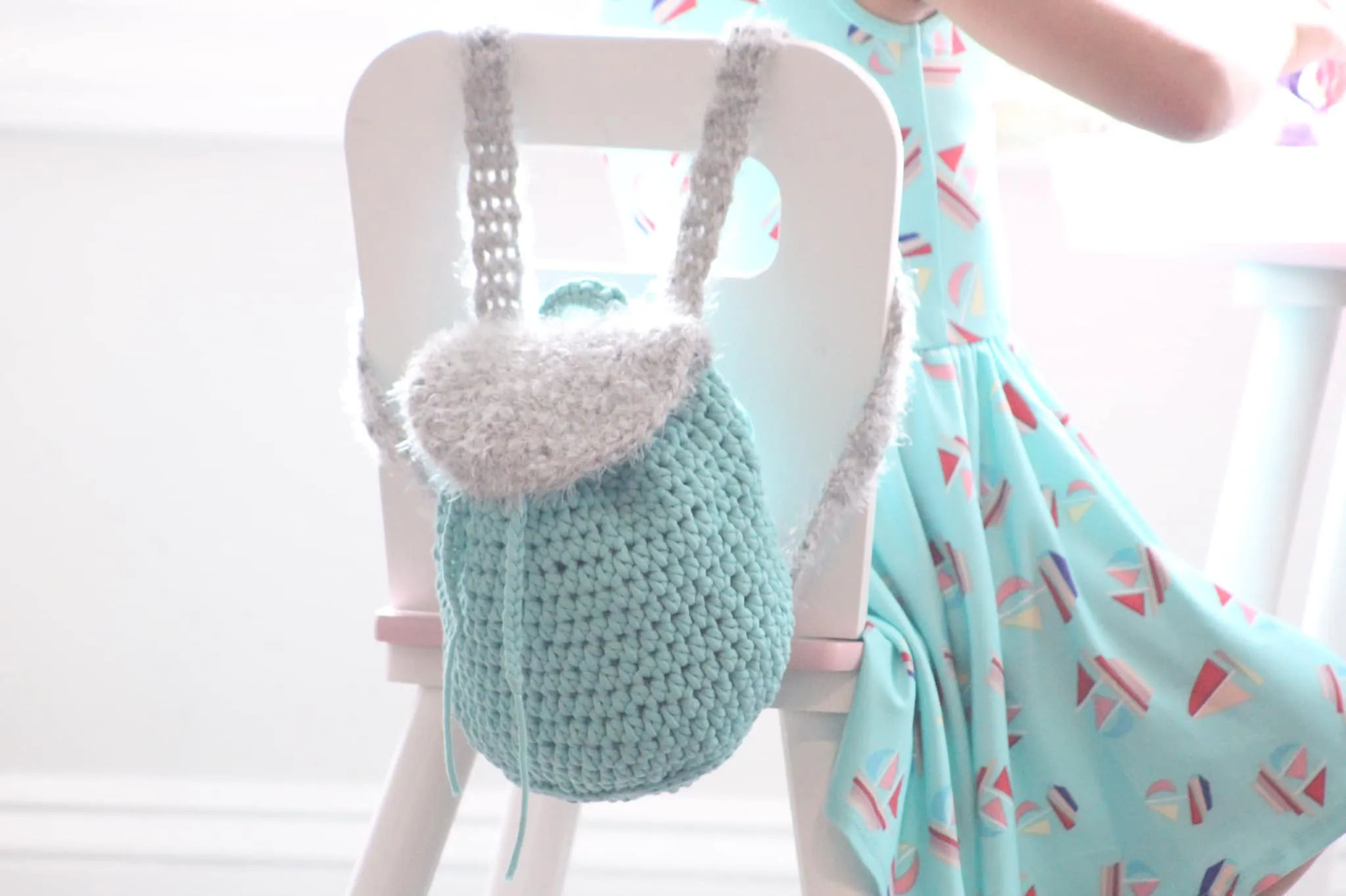 Fur bitty backpack