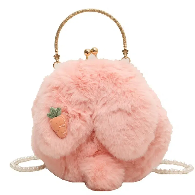 Furry Bunny Shoulder Bag
