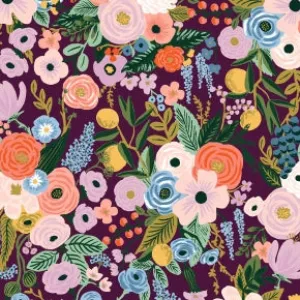 Garden Party in Burgundy -- Garden Party by Rifle Paper Co. for Cotton   Steel