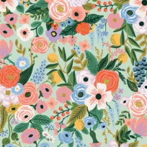 Garden Party in Mint  -- Garden Party by Rifle Paper Co. for Cotton   Steel
