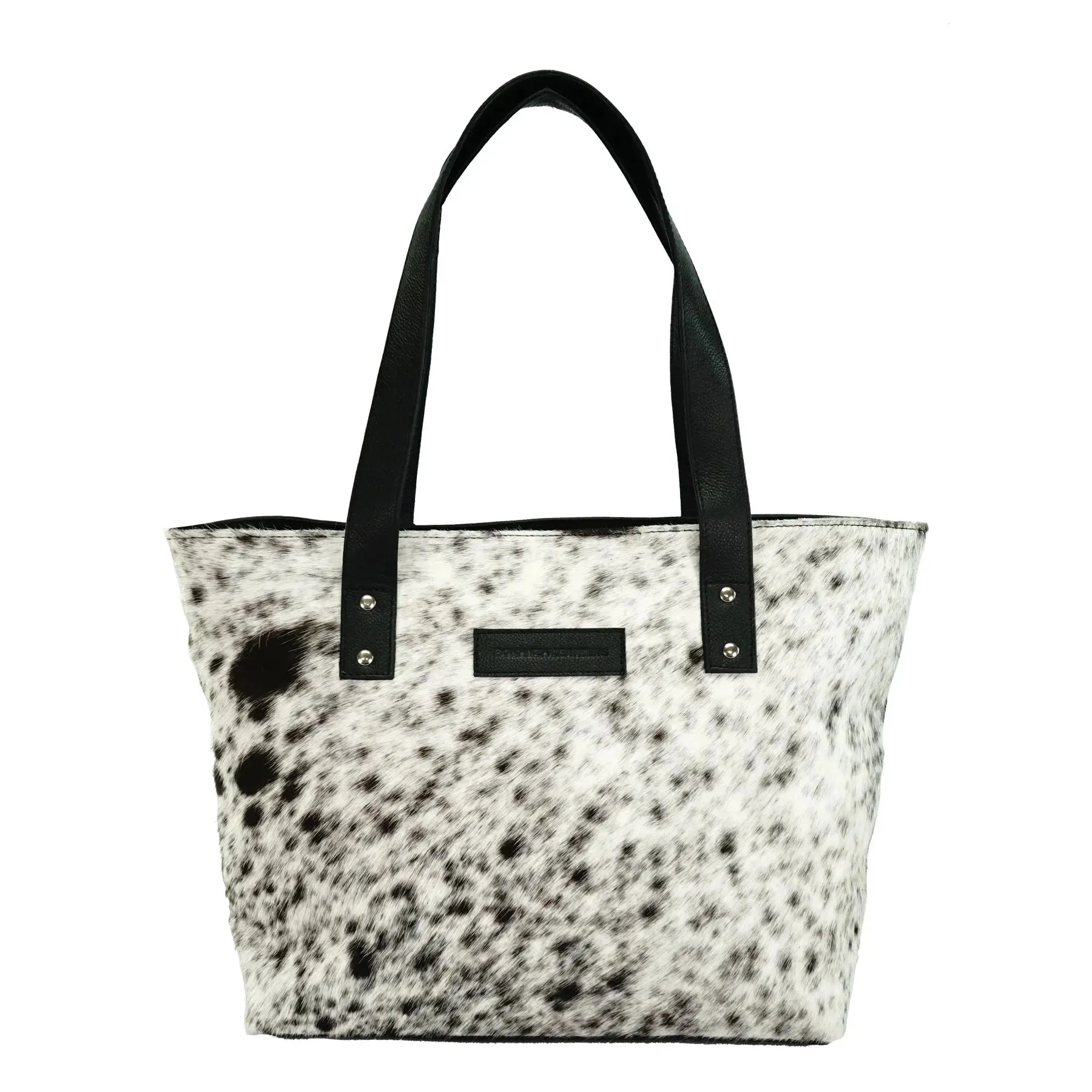 Genius leather hair on cowhide women's Tote bag