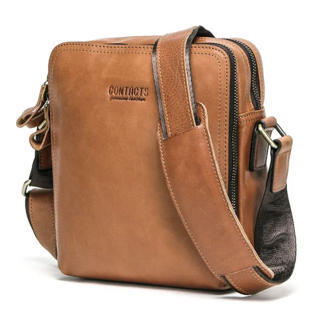 Genuine Leather Vintage Crossbody Bag