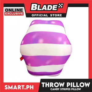 Gifts Throw Pillow Candy Stripes (Assorted Designs and Colors)