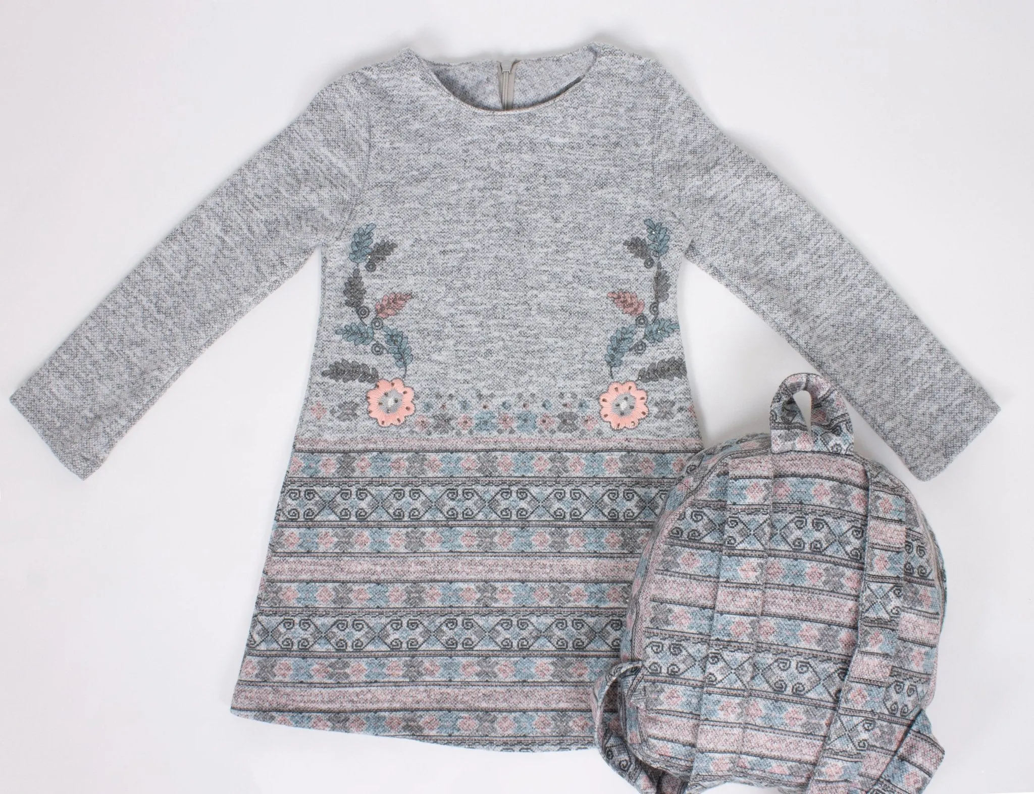 Girls' Dress with Backpack