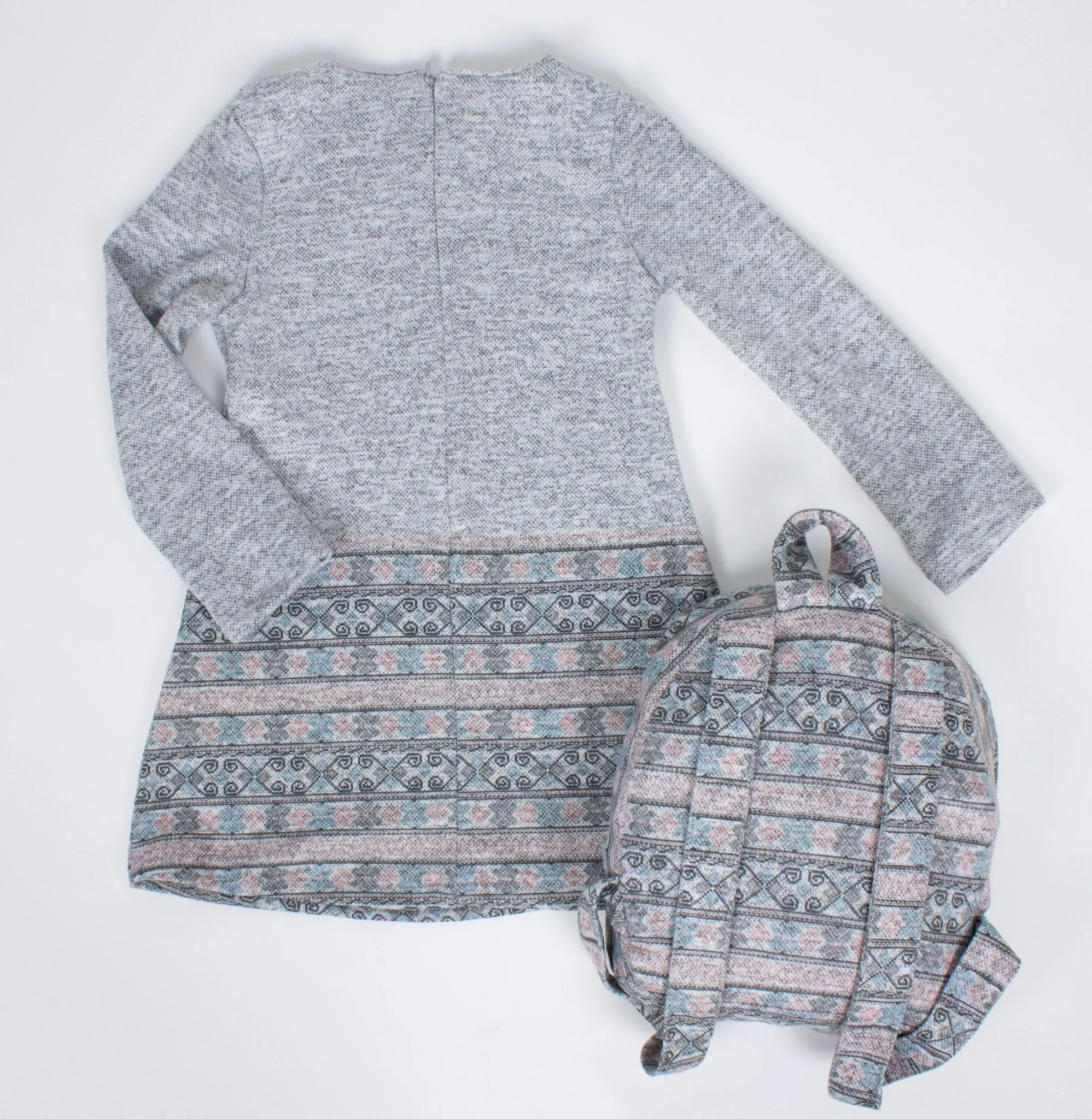 Girls' Dress with Backpack