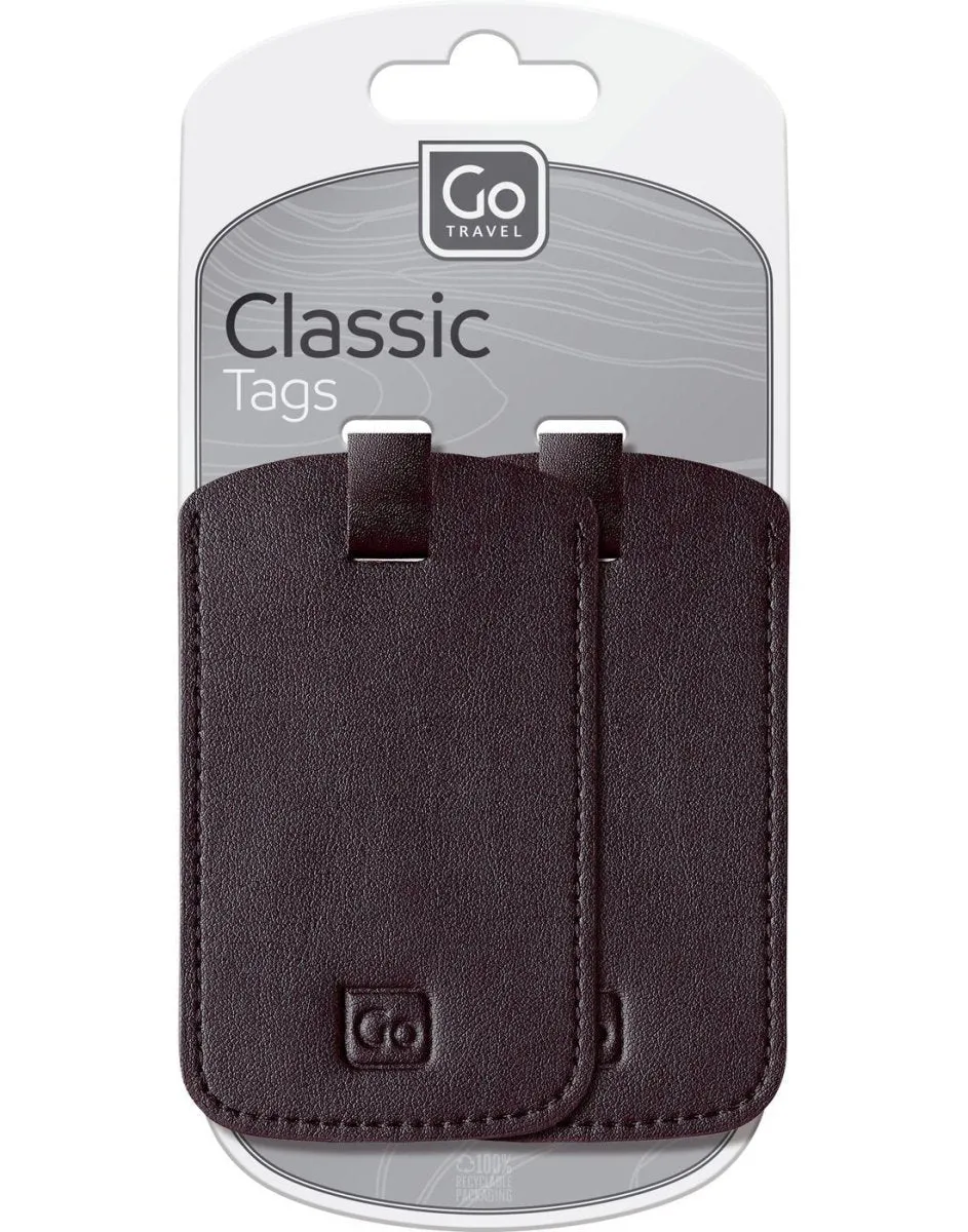 Go Travel Classic Luggage Tags - 2 pack