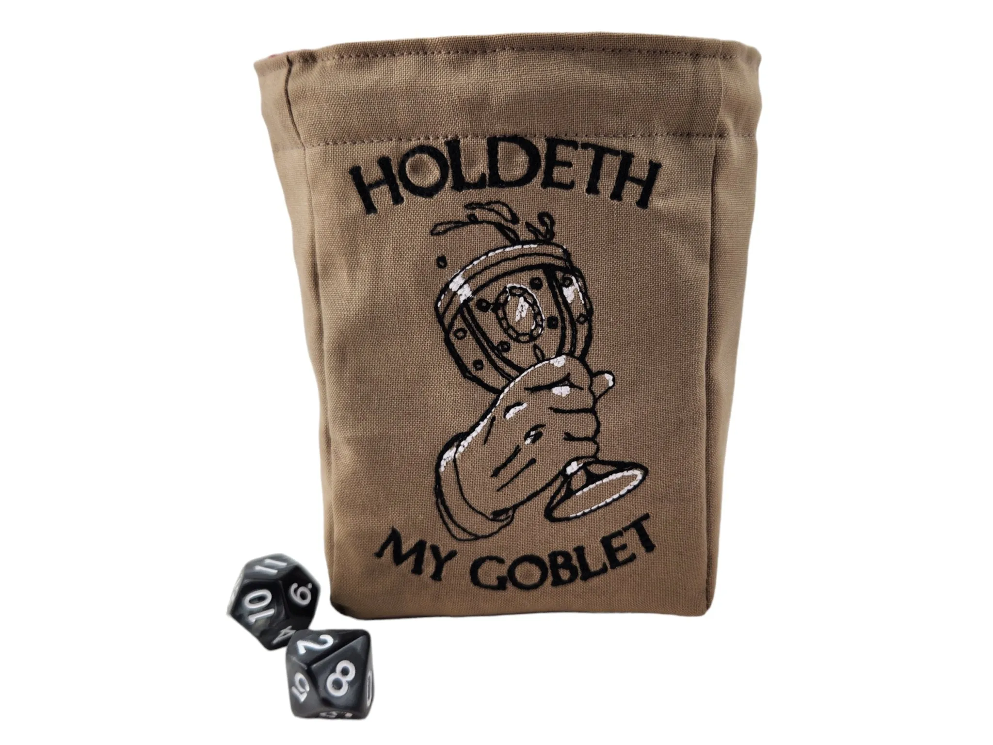Goblet dice bag, TTRPG