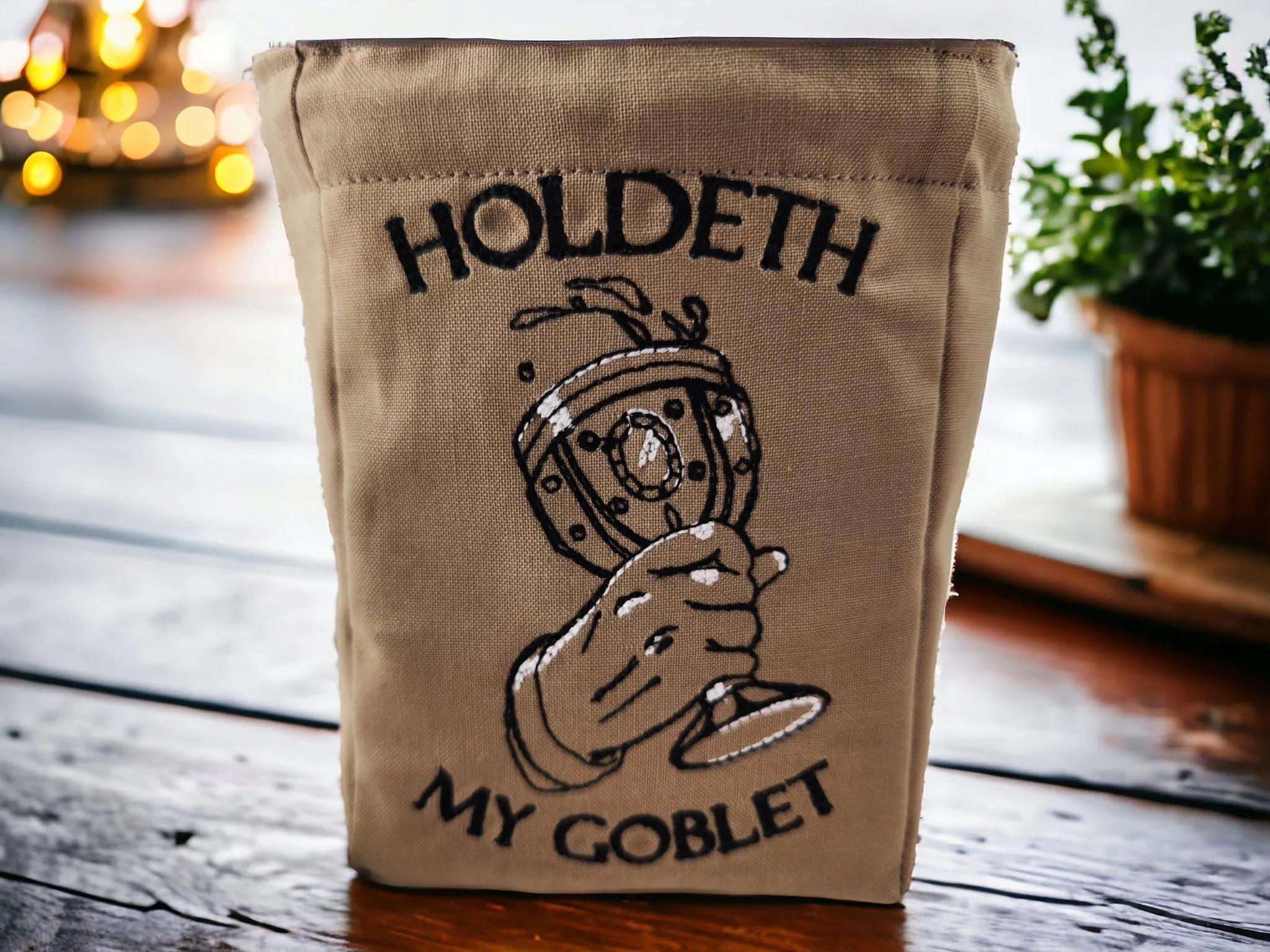 Goblet dice bag, TTRPG