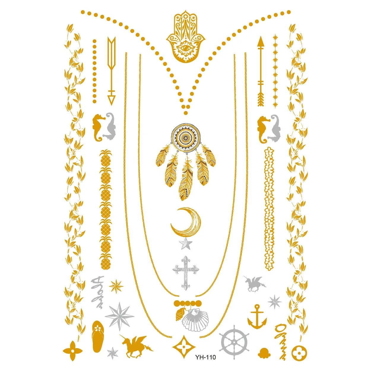 Gold Dust® Temporary Tattoo