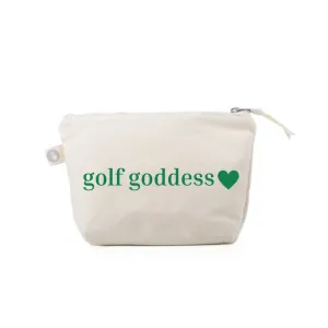 Golf Goddess Makeup Bag  Natural - NEW!
