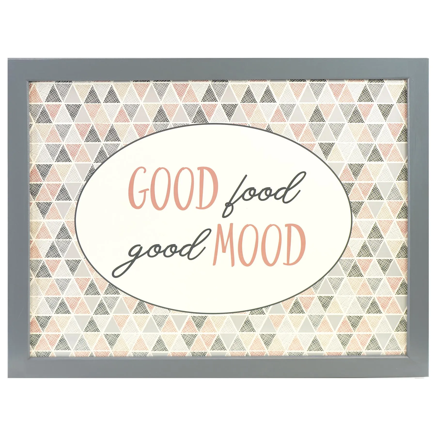 Good Food Good Mood Lap Tray With Bean Bag Cushion