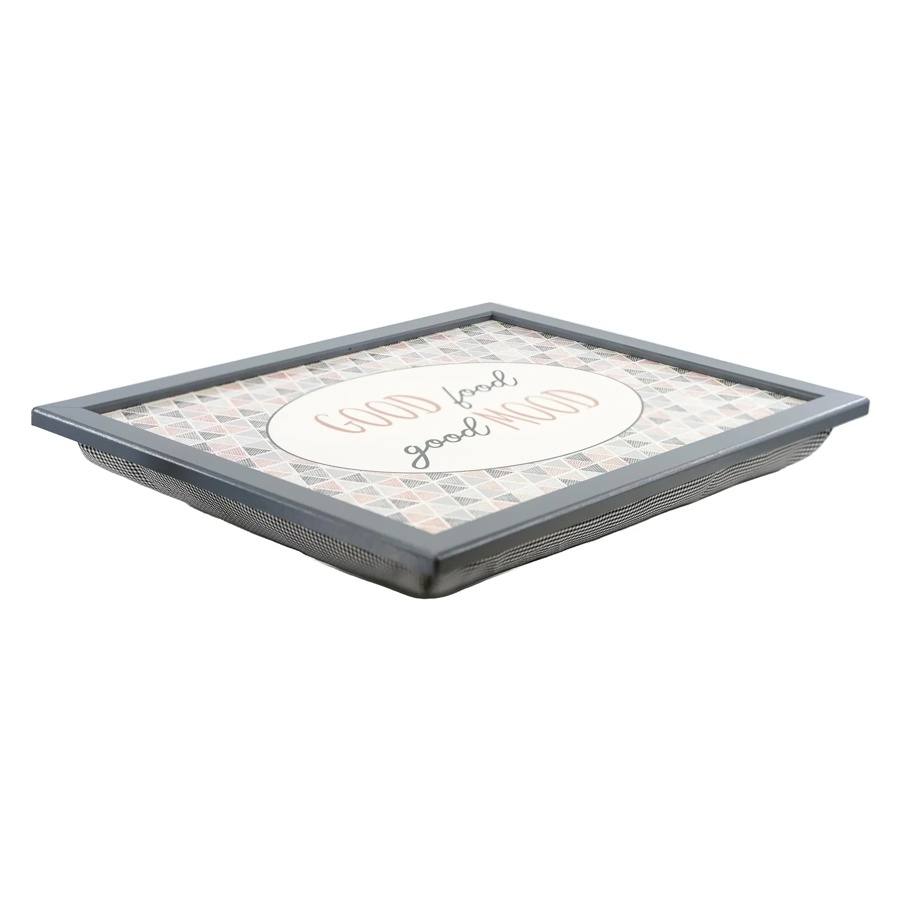 Good Food Good Mood Lap Tray With Bean Bag Cushion
