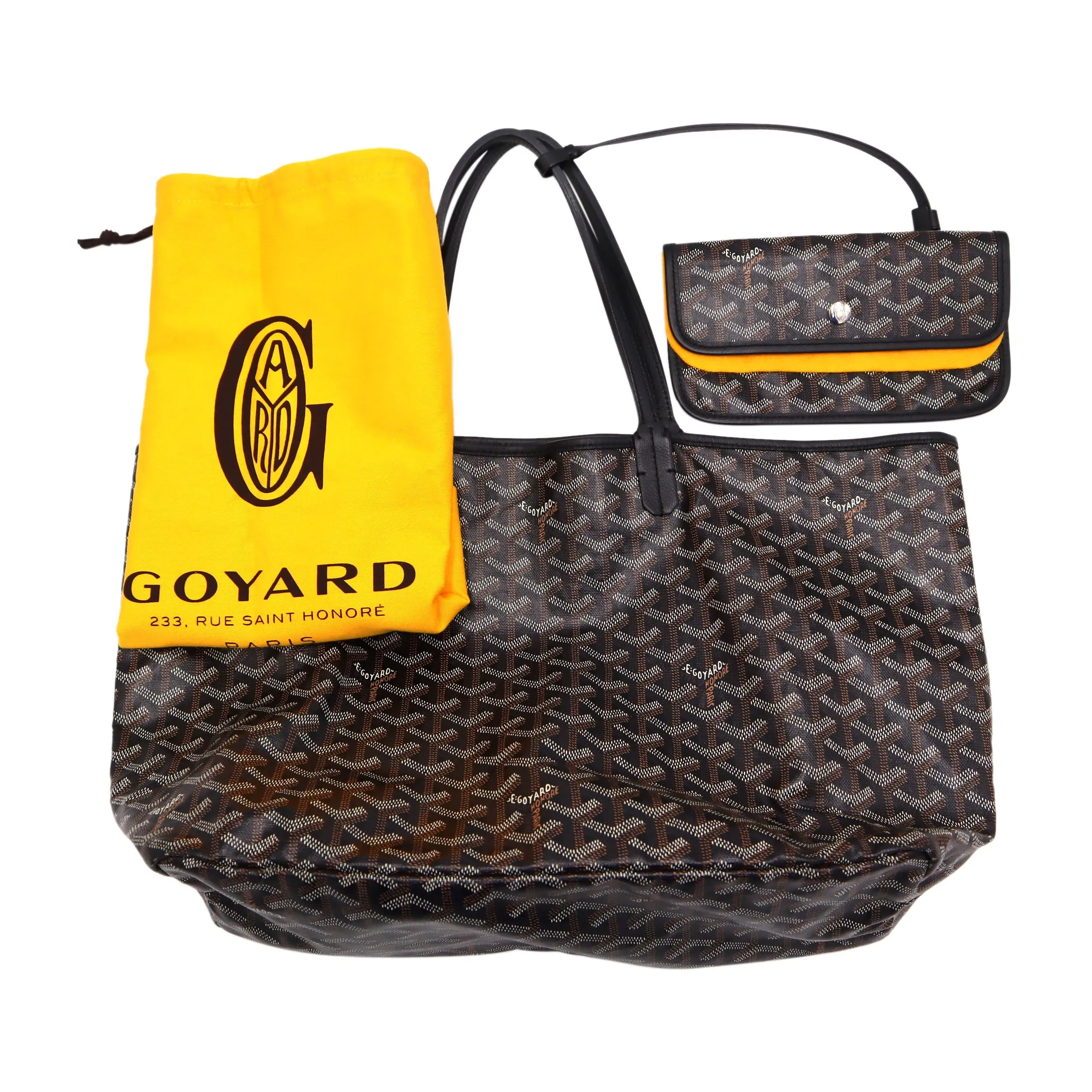 Goyard Saint Louis Goyardine Canvas PM Tote Bag