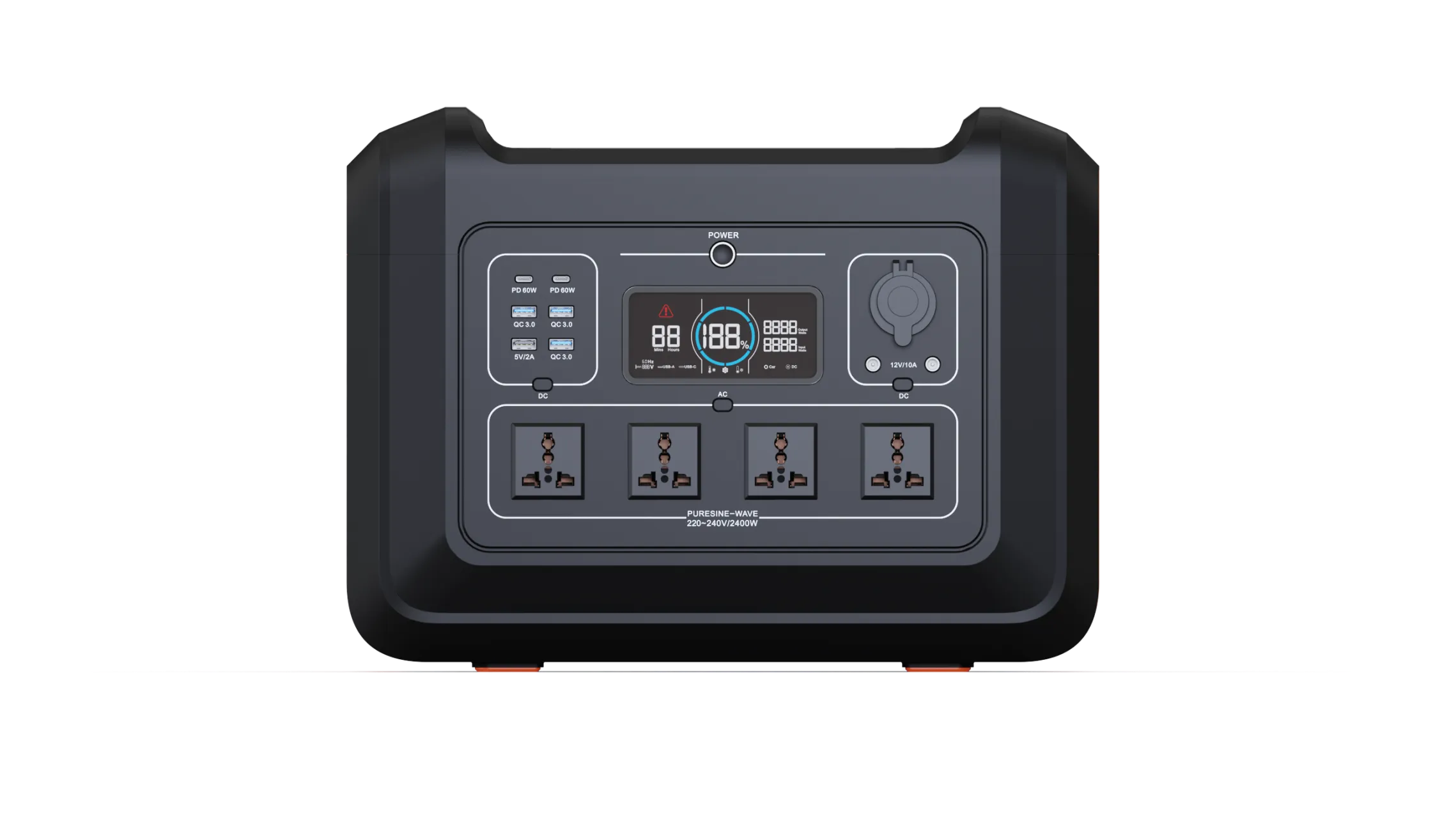 Gravity 2232Wh - 2400W Portable Solar Power Generator