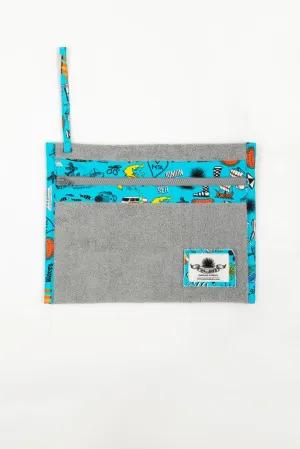 Greece I Love You Silver | Waterproof Pouch