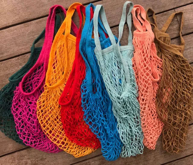 Grocery Net Bag - Long Handle