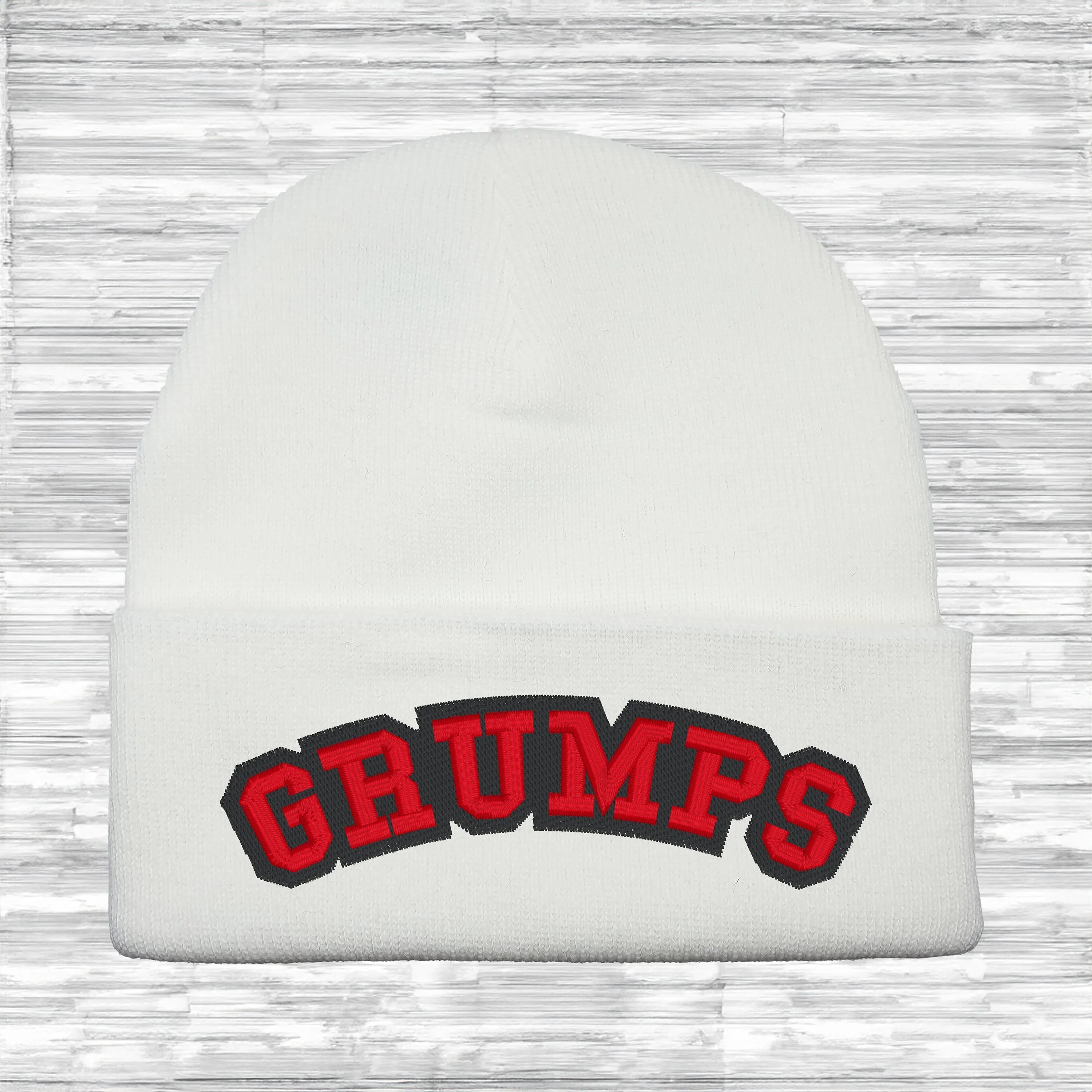 Grumps Embroidered Beanie Hat