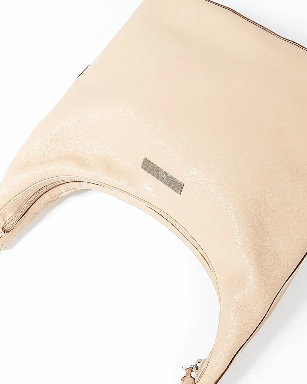 Gucci Beige Vintage Leather Chain Shoulder Bag