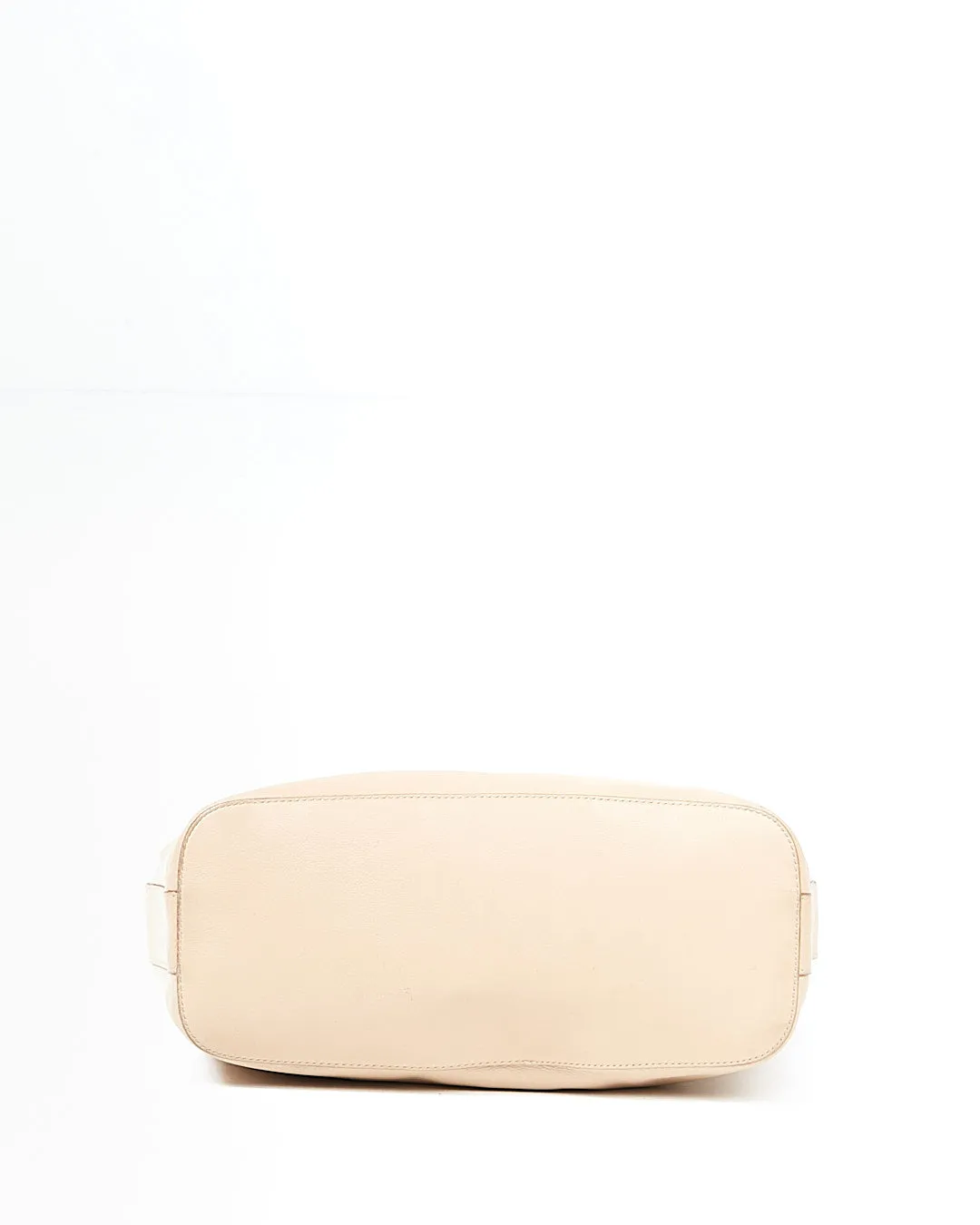 Gucci Beige Vintage Leather Chain Shoulder Bag