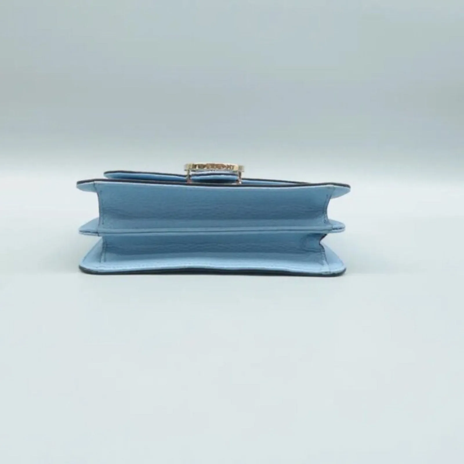 GUCCI Blue Leather Shoulder Bag