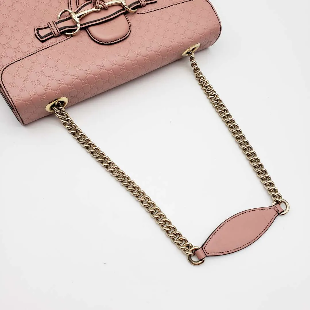 Gucci Emily Medium Leather Shoulder Bag