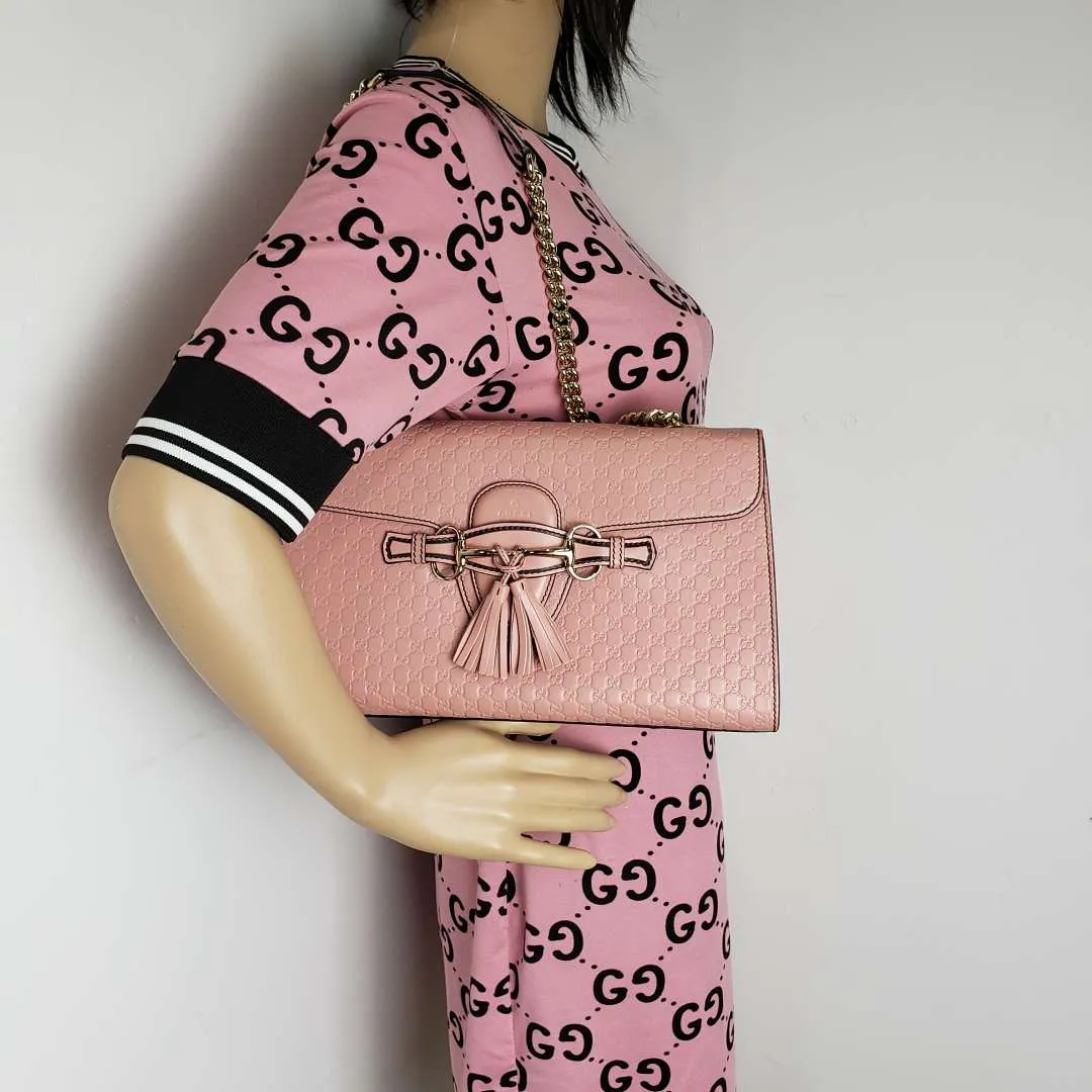 Gucci Emily Medium Leather Shoulder Bag