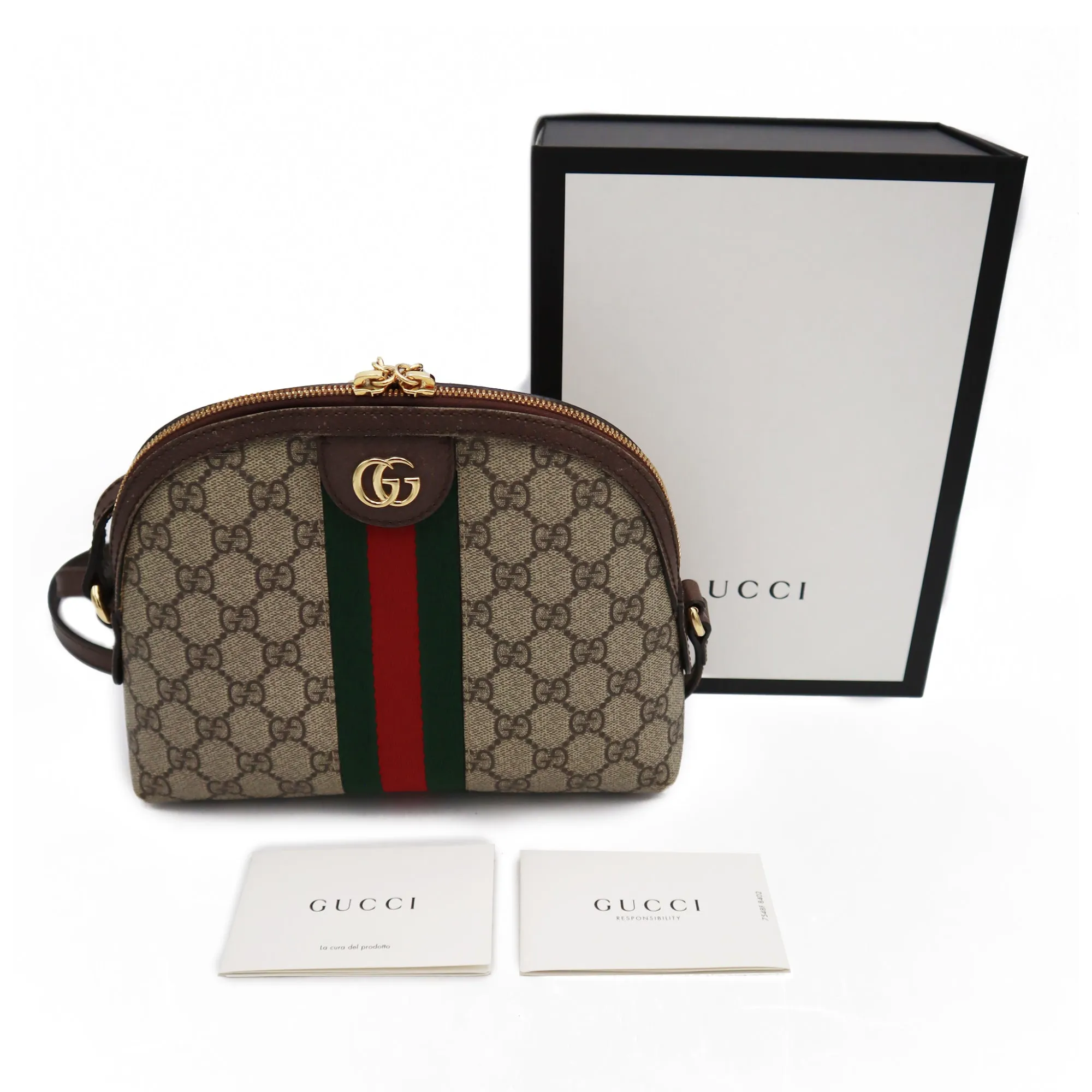 Gucci GG Canvas Supreme Ophidia Crossbody Bag