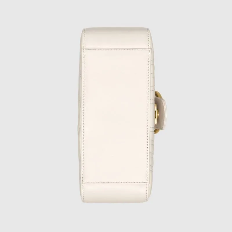Gucci GG Marmont Mini Top Handle Bag in White