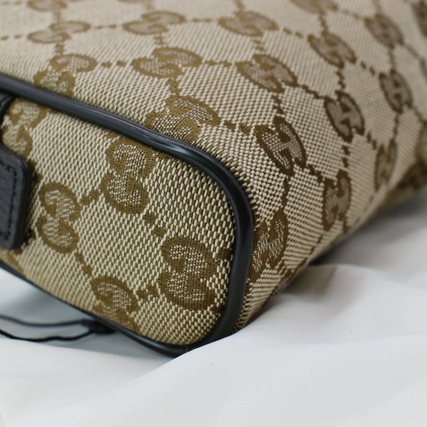 GUCCI GG Monogram Canvas Belt Bag Beige 449174 - 10% Off