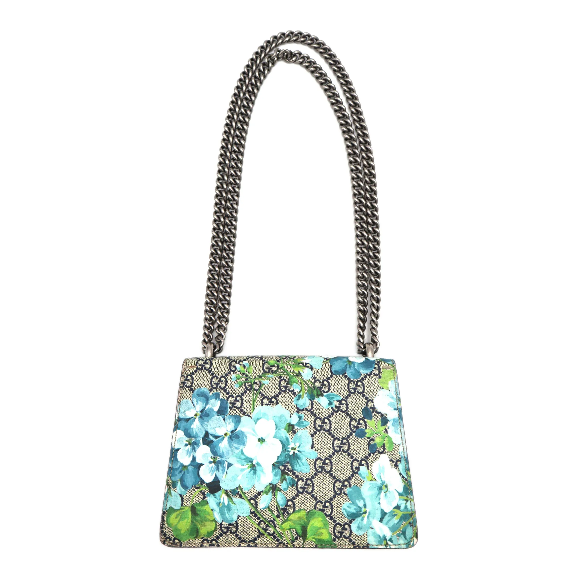 Gucci GG Supreme Monogram Blooms Mini Dionysus Chain Shoulder Bag