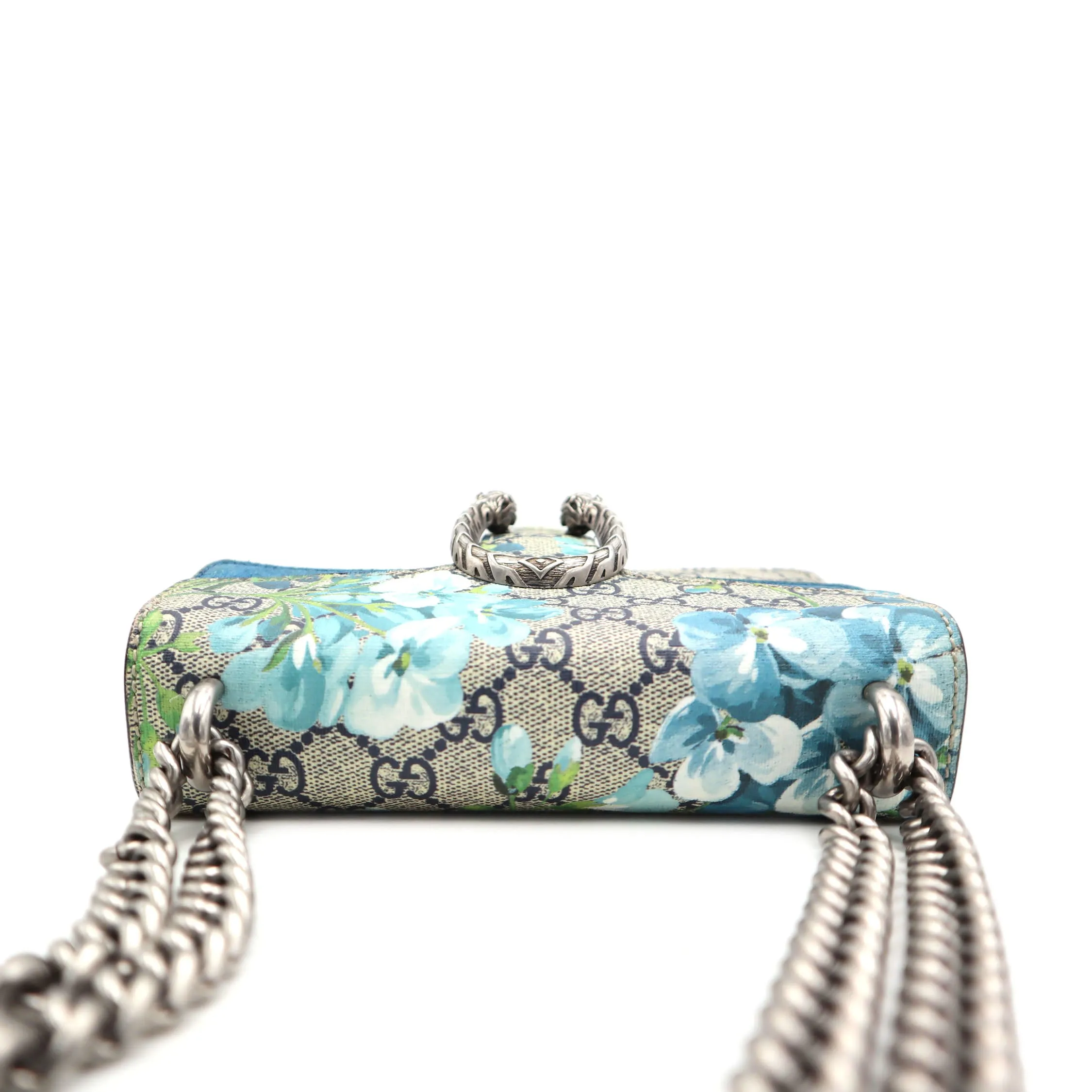 Gucci GG Supreme Monogram Blooms Mini Dionysus Chain Shoulder Bag