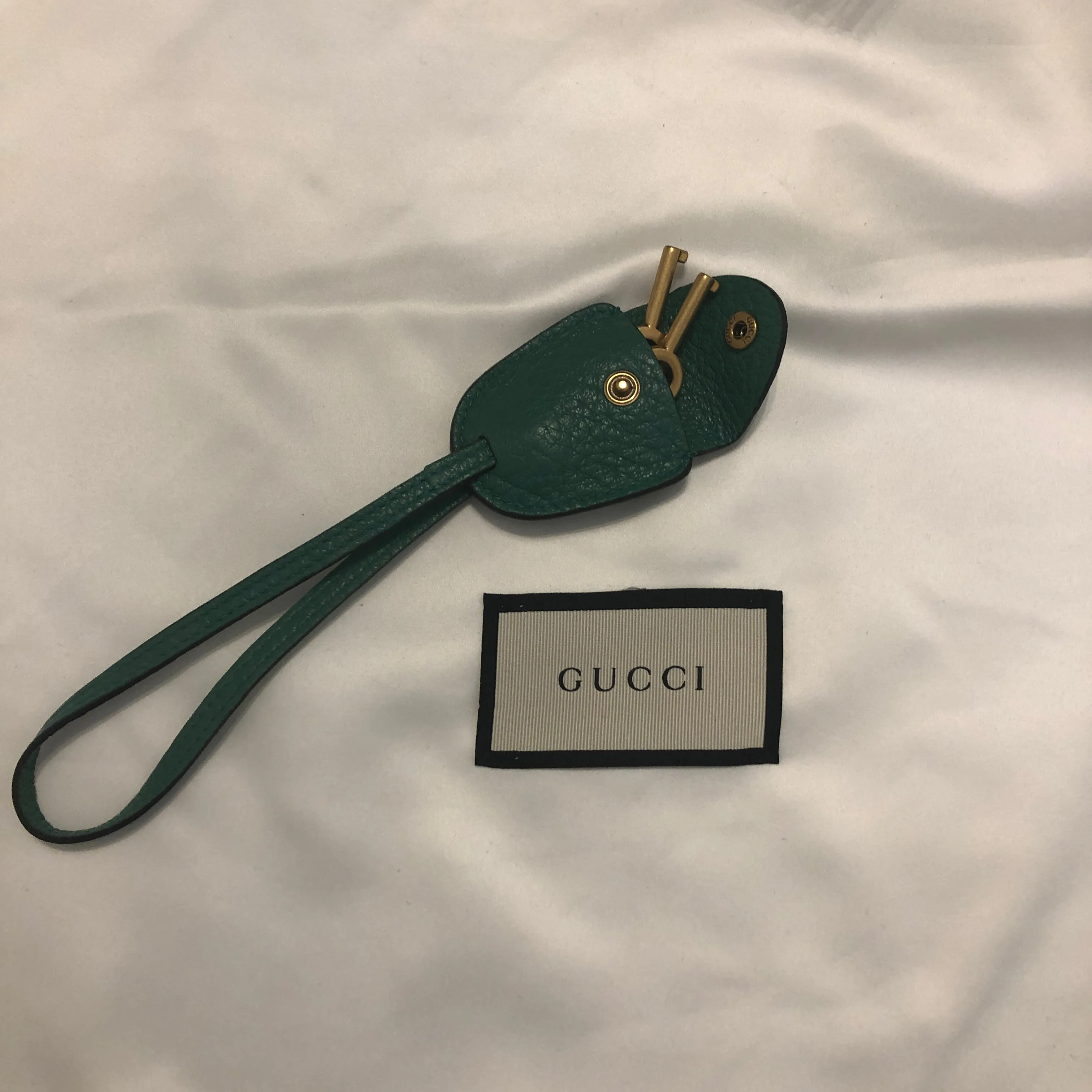 Gucci Messenger Bag with Web in Green