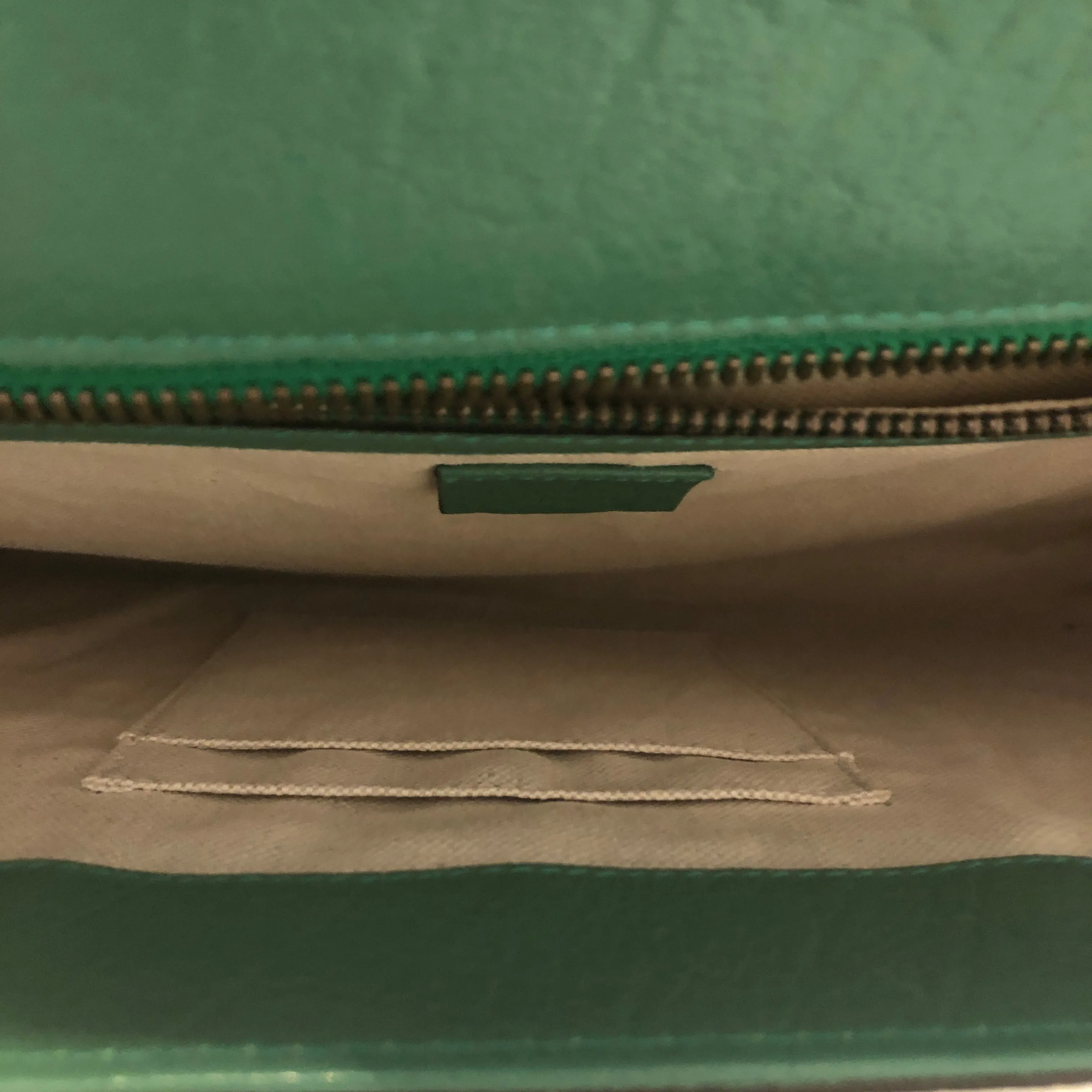 Gucci Messenger Bag with Web in Green