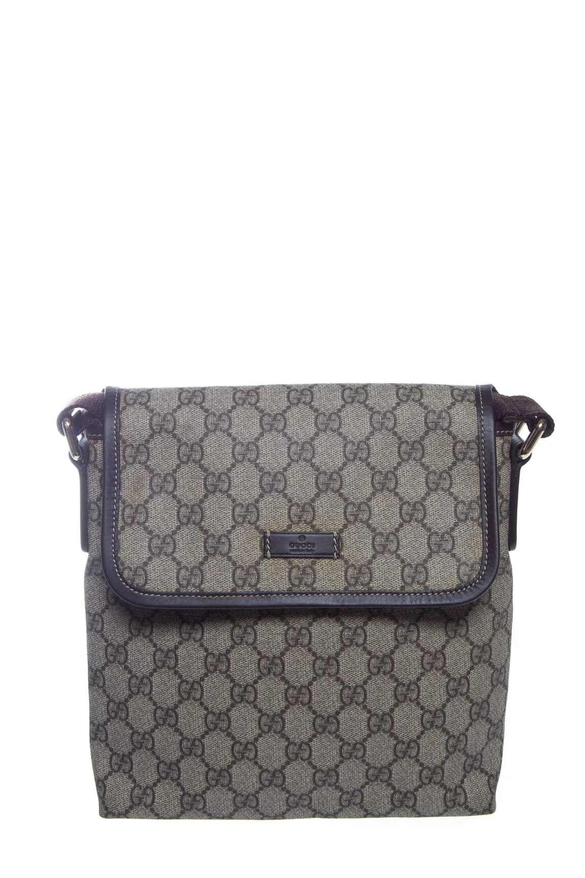Gucci Monogram Canvas GG Supreme Messenger Bag
