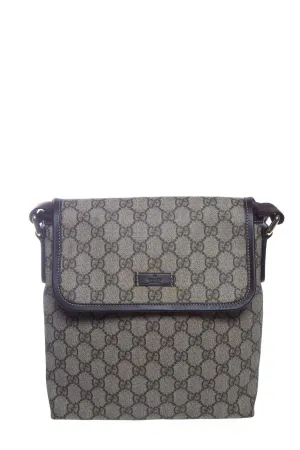 Gucci Monogram Canvas GG Supreme Messenger Bag