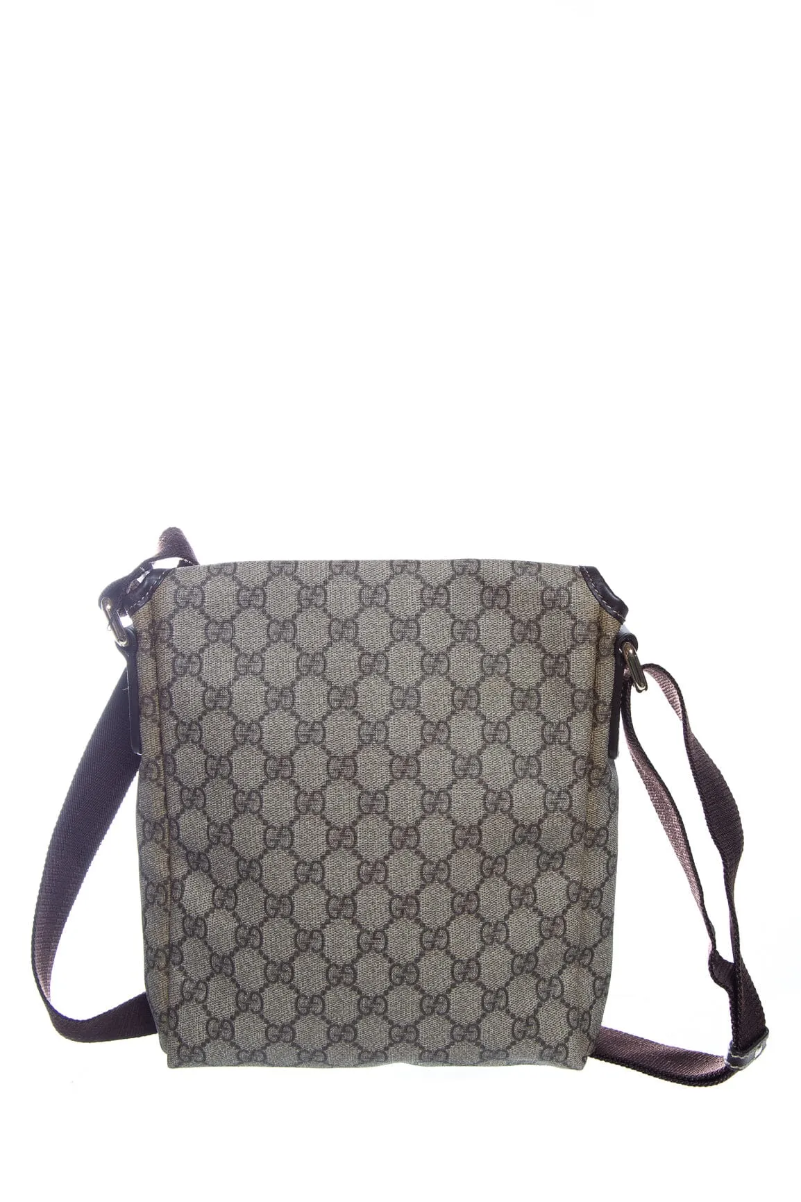 Gucci Monogram Canvas GG Supreme Messenger Bag