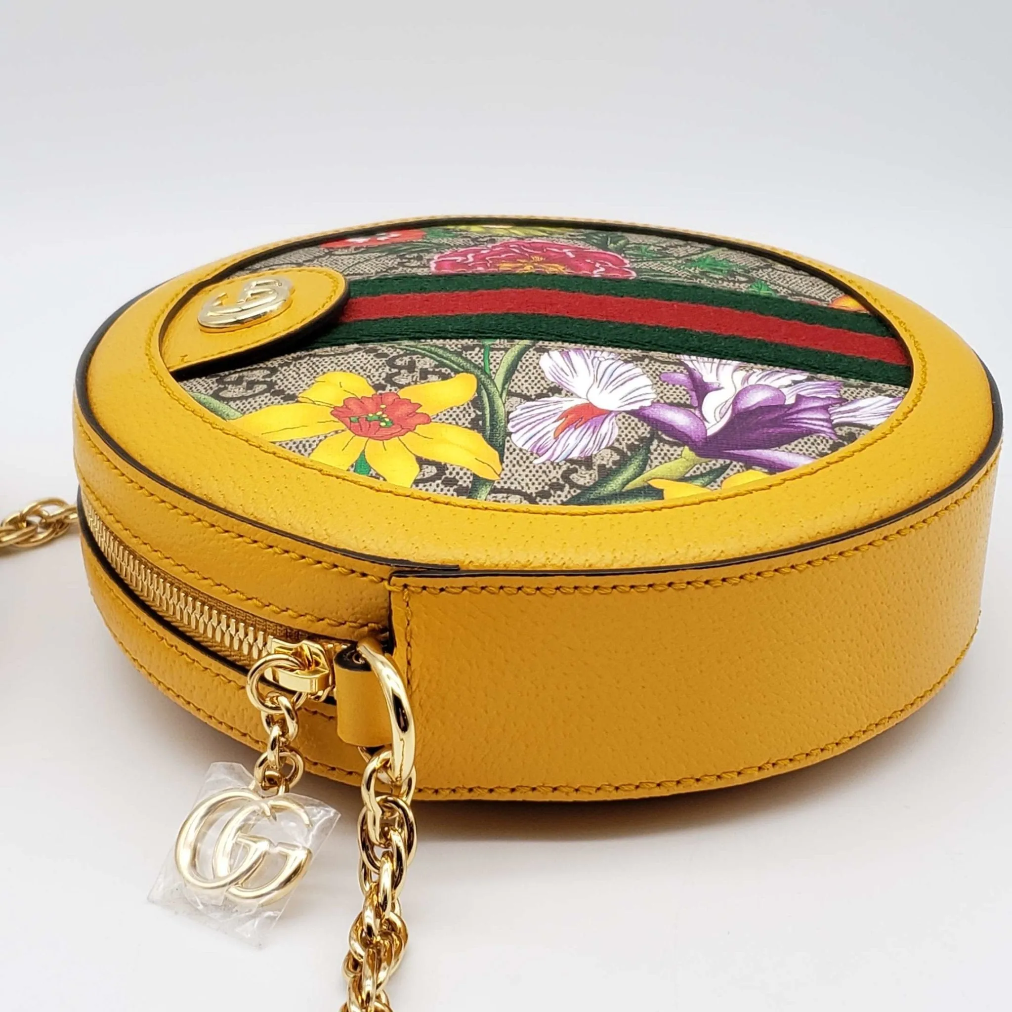 Gucci Ophidia Flora Round Shoulder Bag