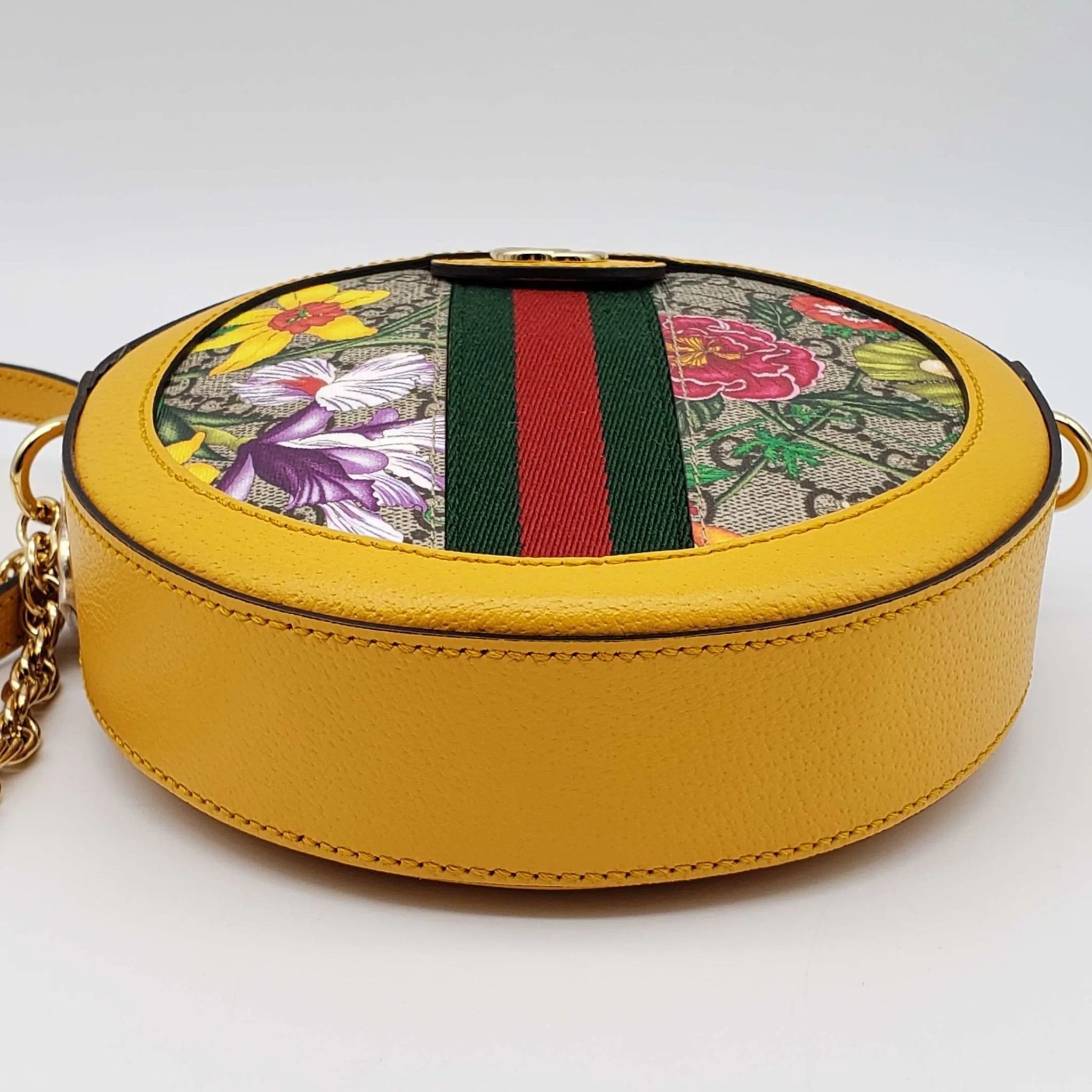 Gucci Ophidia Flora Round Shoulder Bag