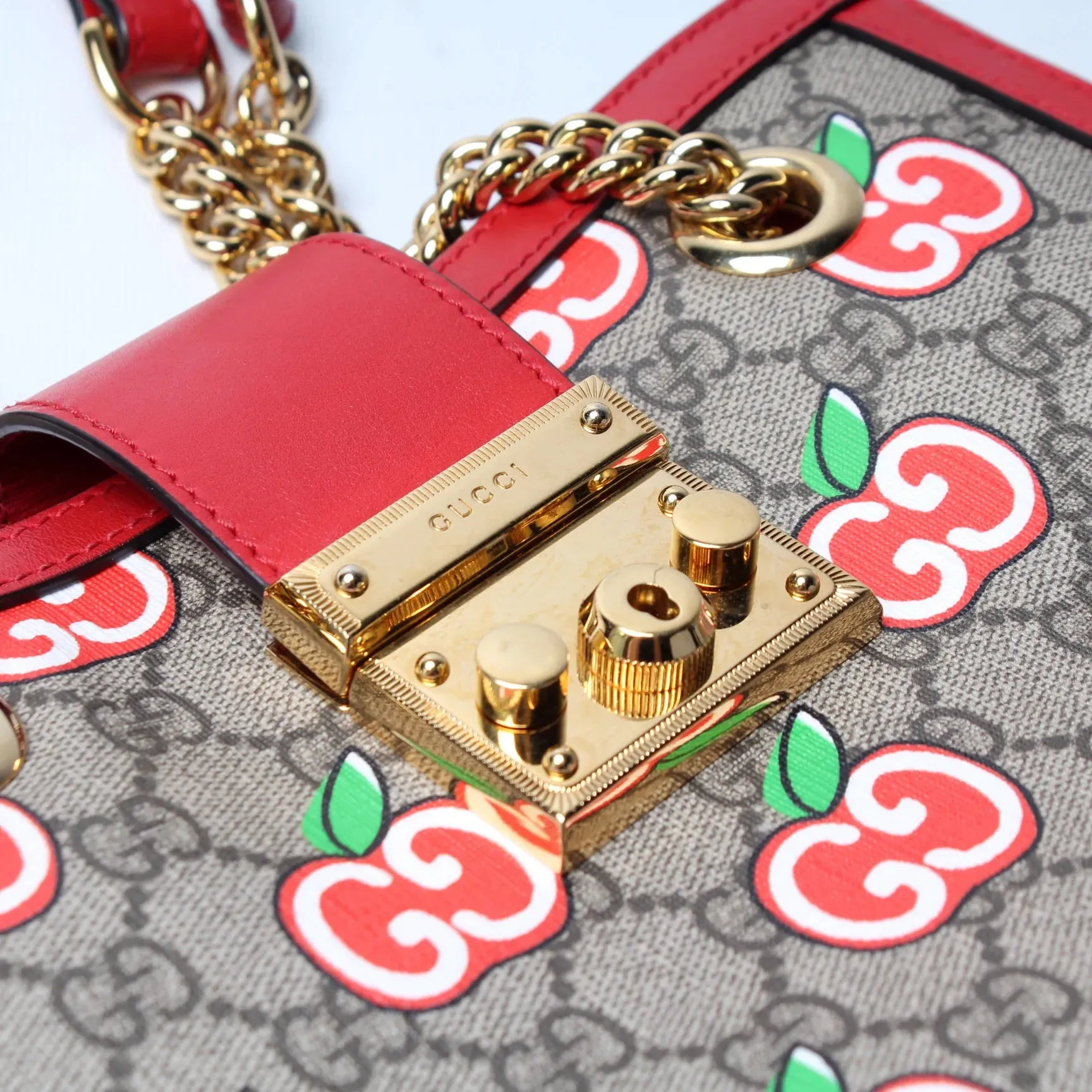Gucci Padlock GG Apple Small Shoulder Bag