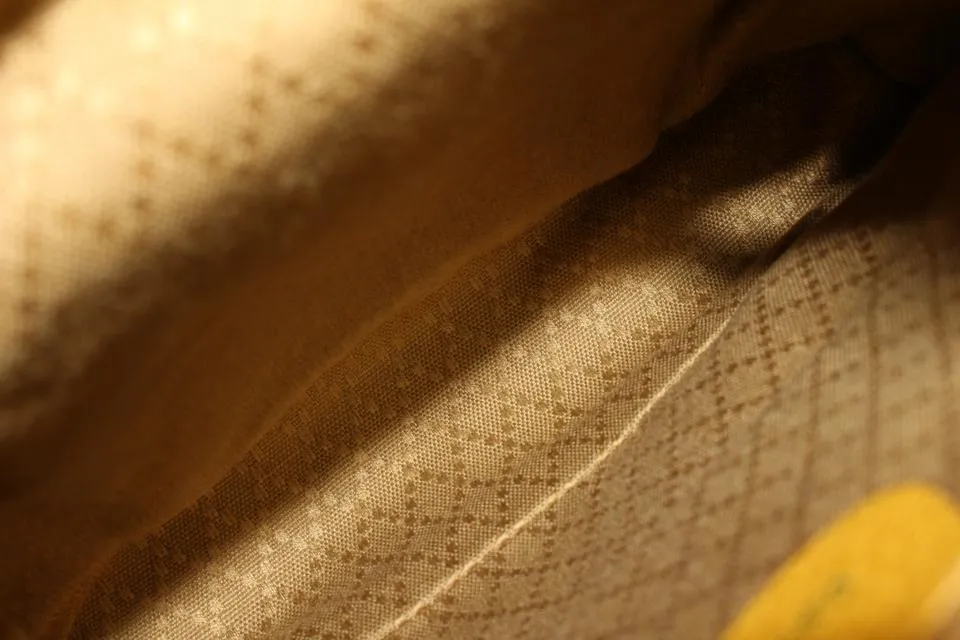 Gucci Yellow Suede Mini Bamboo Backpack 54gz421s